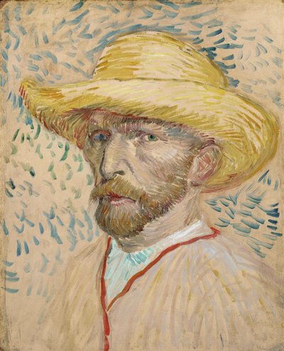 Önarckép szalmakalappal alkotó: Vincent van Gogh