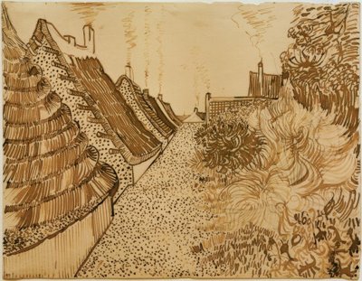 Straße Saintes-Maries-de-la-Merben alkotó: Vincent van Gogh