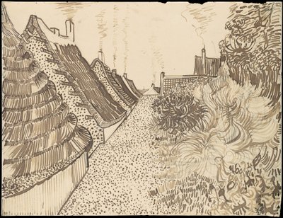 Utca Saintes-Maries-de-la-Mer-ben alkotó: Vincent van Gogh