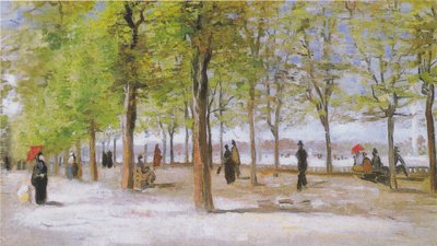Terasz a Luxemburgi kertben alkotó: Vincent van Gogh