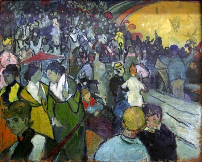 „Az arles-i aréna”, 1888. alkotó: Vincent van Gogh