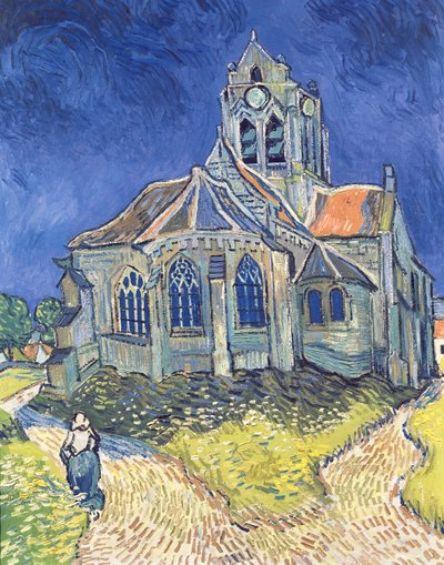 Az Auvers-sur-Oise-i templom alkotó: Vincent van Gogh