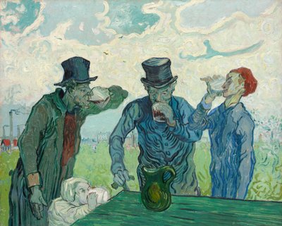 Az ivók, 1890. alkotó: Vincent van Gogh