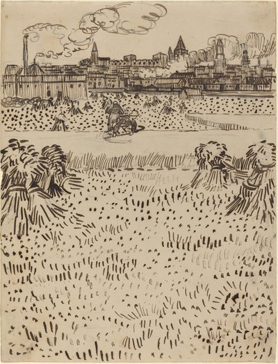 Az aratás, 1888. alkotó: Vincent van Gogh