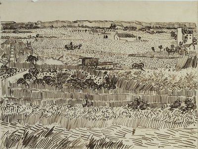 Émile Bernard aratása Provence-ban, 1888 alkotó: Vincent van Gogh