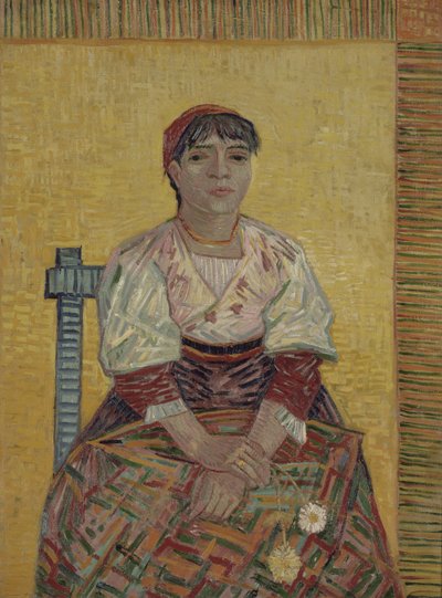 Az olasz nő, 1887 alkotó: Vincent van Gogh