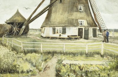 A malom, 1881 alkotó: Vincent van Gogh