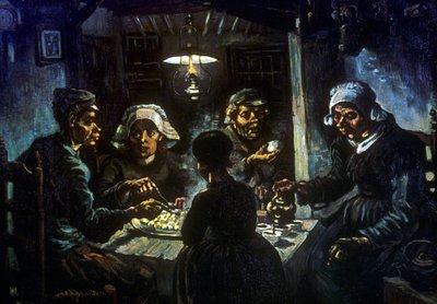 A burgonyaevők, 1885 alkotó: Vincent van Gogh