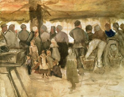A burgonyapiac, 1882 alkotó: Vincent van Gogh