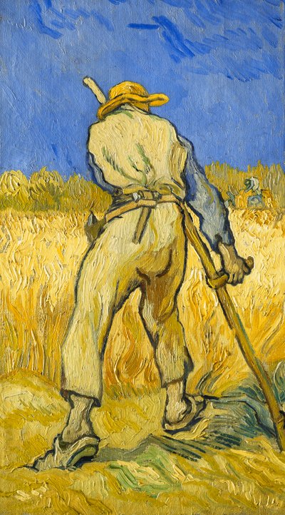 A Kaszás; Aratógép, 1889 alkotó: Vincent van Gogh