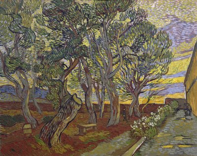 A Saint-Paul kórház kertje alkotó: Vincent van Gogh