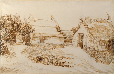 Két nyaraló Saintes-Maries-de-la-Merben alkotó: Vincent van Gogh