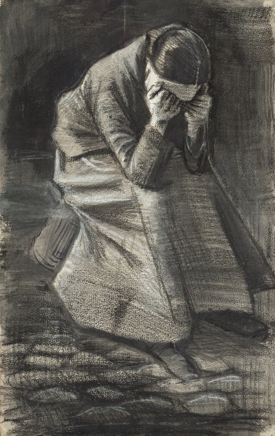 Síró nő, 1883 alkotó: Vincent van Gogh