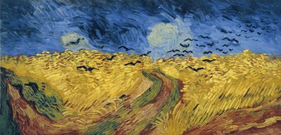 Búzamező varjakkal alkotó: Vincent van Gogh