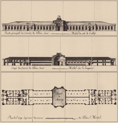 Szent Mihály-kastély Szentpéterváron, 1797 alkotó: Vincenzo Brenna