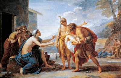 Párizs és Hekuba, Vincent Camuccini (1771-1844) alkotó: Vincenzo Camuccini
