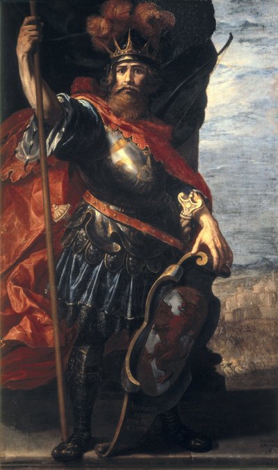 Athaulf, a vizigótok királyának portréja alkotó: Vincenzo Carducci