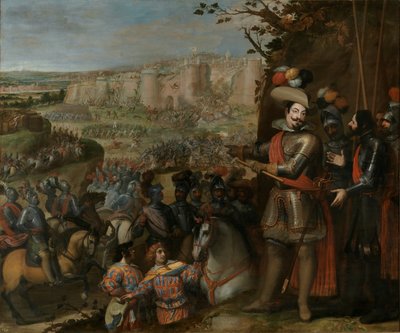 Rheinfelden elfoglalása (1633) a ferihegyi herceg csapatai által. alkotó: Vincenzo Carducci
