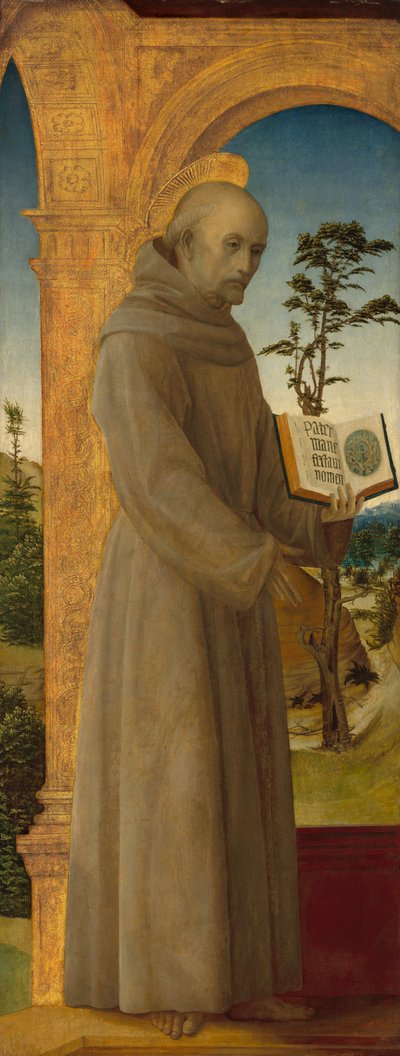 Sienai Szent Bernardino alkotó: Vincenzo Foppa