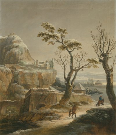 Tél (festmény vászonra) alkotó: Vincenzo Martinelli