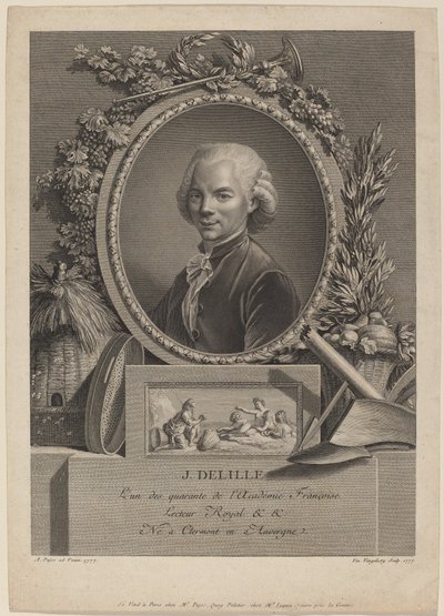 Jacques Delille alkotó: Vincenzo Vangelisti after André Pujos