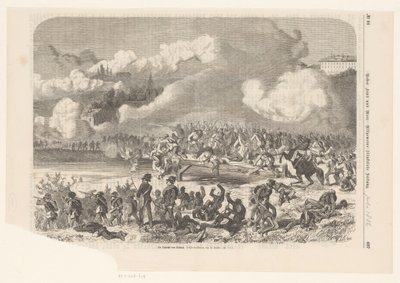 Custoza-i csata, 1866 Die Schlacht con Custoza (cím a tárgyon) alkotó: Vinzenz Katzler