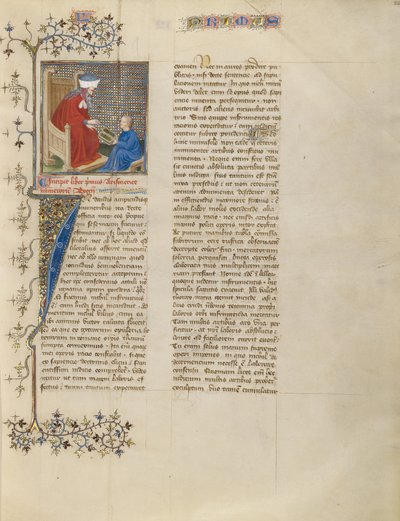 Boethius számtanra oktat egy fiatal fiút alkotó: Virgil Master