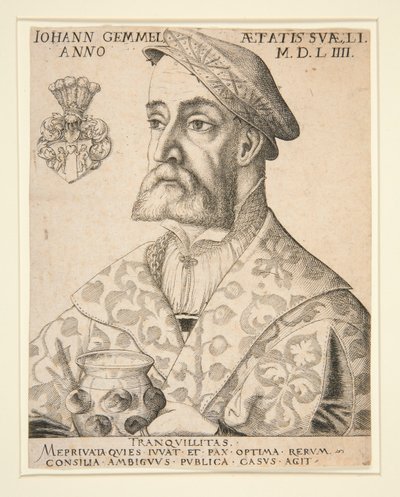 Joannes Gemmel portréja alkotó: Virgil Solis