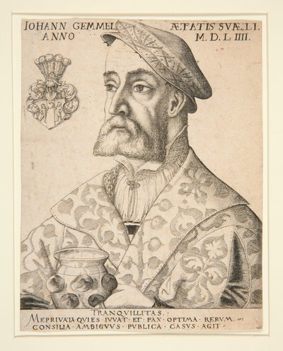 Joannes Gemmel portréja alkotó: Virgil Solis