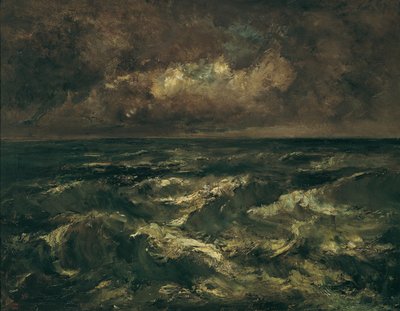 Viharos tengerek (Rolling Seas) alkotó: Virgilio Narcisso Díaz de la Peña