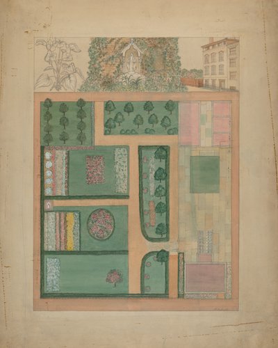 Parmentier Grounds, c. 1936. alkotó: Virginia Richards
