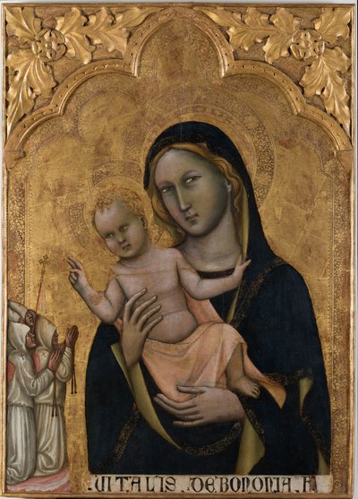 A zászlósok szűze, 1350 körül. alkotó: Vitale da Bologna