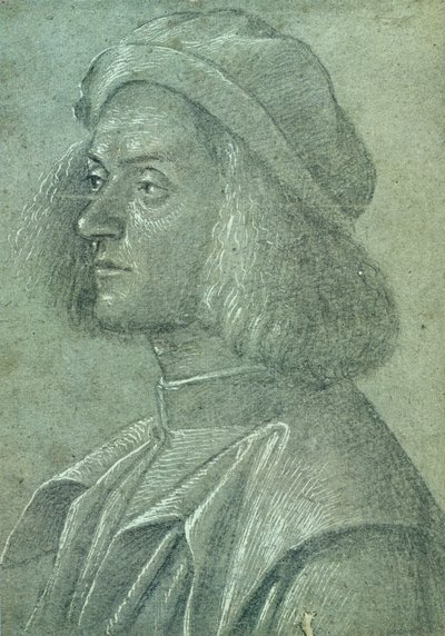 Carpaccio - Fiatalember portréja, 1500 körül. alkotó: Vittore Carpaccio
