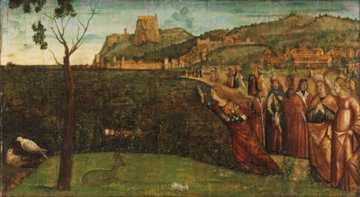 Carpaccio - Alcyone metamorfózisa, 1502-1507 körül. alkotó: Vittore Carpaccio