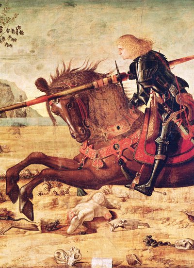 Részlet: Szent György megöli a sárkányt, 1502-2007 körül alkotó: Vittore Carpaccio
