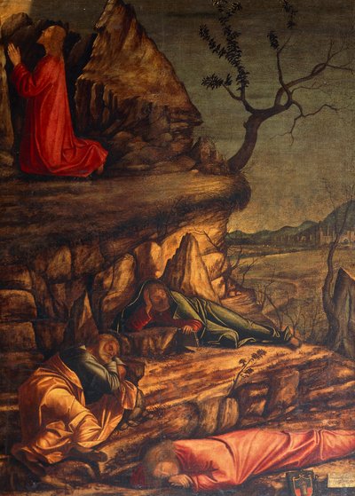 Jézus a Getszemáni kertben vagy az ima a kertben alkotó: Vittore Carpaccio