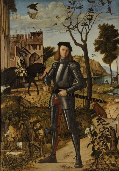 Egy lovag portréja alkotó: Vittore Carpaccio
