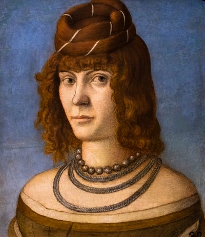 Női portré, 1500 előtt (olaj, fa) alkotó: Vittore Carpaccio