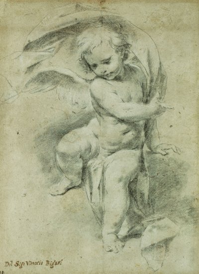 Egy angyal, alkotó: Vittorio Maria Bigari