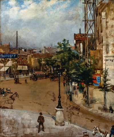 párizsi utca alkotó: Vittorio Matteo Corcos