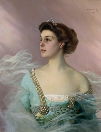 Egy fiatal hölgy portréja alkotó: Vittorio Matteo Corcos