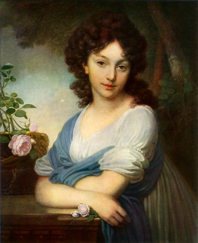 "Elena Alekszandrovna Nariskin portréja", 1799, 1965. alkotó: Vladimir Borovikovsky
