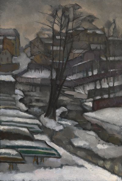 Szentpétervár télen alkotó: Daniel Vladimir Baranoff-Rossine