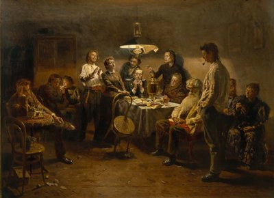 Egy vidám este, 1875-1897 alkotó: Vladimir Egorovic Makovsky