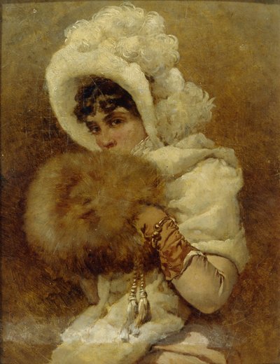 Muffos lány, 1884 alkotó: Vladimir Egorovic Makovsky
