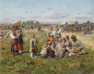 A falusi vásár, 1882 alkotó: Vladimir Egorovic Makovsky