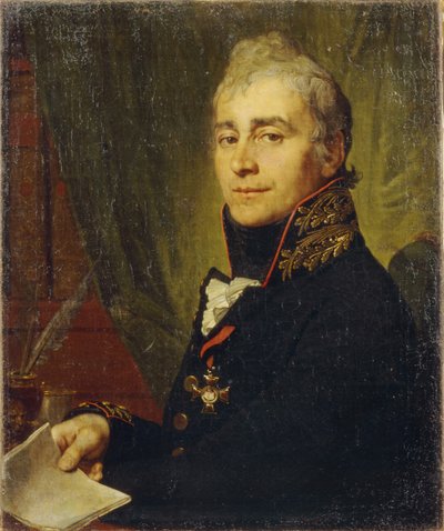 Alekszandr Fedosejevics Bestuzsev portréja 1761-1810, 1806 alkotó: Vladimir Lukich Borovikovsky