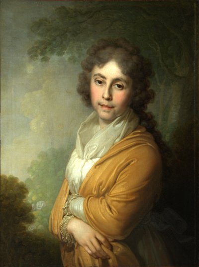 Natalia Ivanovna Kurakina grófnő portréja, 1795 alkotó: Vladimir Lukich Borovikovsky