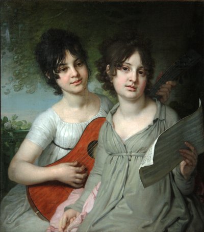 Anna és Weaver grófnő portréja, ೧೮೦೨ alkotó: Vladimir Lukich Borovikovsky