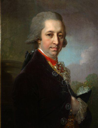 Ivan Mihajlovics Jakovlev portréja, 1800 alkotó: Vladimir Lukich Borovikovsky